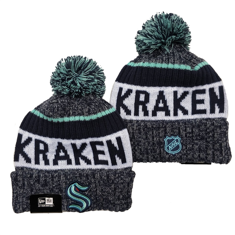 Seattle Kraken Knit Hats